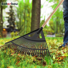 Rateau à Feuilles Ajustable 270-460 mm - Utilisation Pratique et Efficace - Idéal pour le Jardinage - Beast