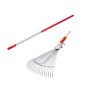 Rateau à Feuilles Ajustable 270-460 mm - Utilisation Pratique et Efficace - Idéal pour le Jardinage - Beast