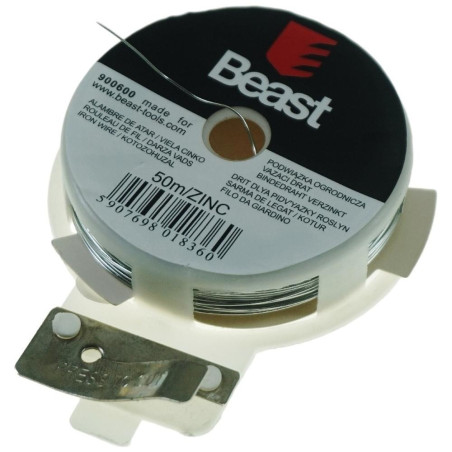 Rouleau de Fil 50M - Zinc Plated - Résistant et Durable - Beast - Beast