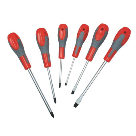 Jeu de Tournevis 6 pcs 80-150 mm - Magnétiques, Acier CV - Précision et Efficacité - Beast