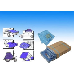 Bâche de Protection 5x6M - Résistante et Durable - Protection Optimale contre les Intempéries - Beast