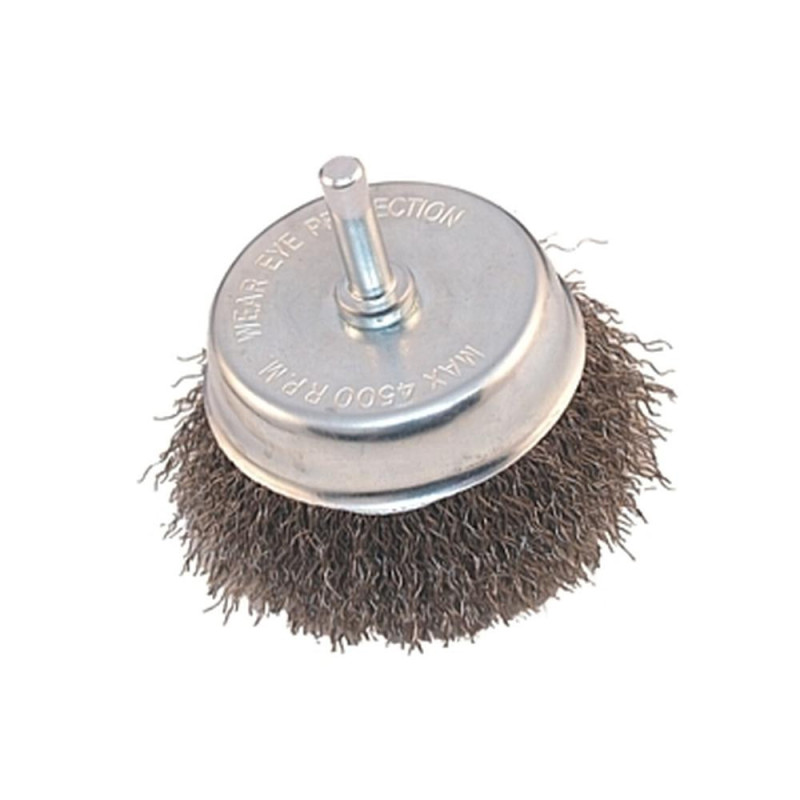 Brosse Couvette Acier 80 mm - Pivot 6 mm - Résistante et Efficace - Beast