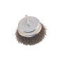 Brosse Couvette Acier 80 mm - Pivot 6 mm - Résistante et Efficace - Beast