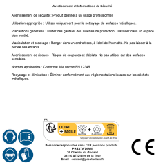 Brosse Couvette Acier 100 mm - Pivot 6 mm - Résistante et Efficace - Beast