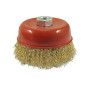 Brosse Rotative M14 100 mm - Acier, Norme Straight Cup - Idéale pour Finitions et Décapage - Beast - Beast