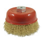 Brosse Rotative M14 100 mm - Acier, Norme Straight Cup - Idéale pour Finitions et Décapage - Beast - Beast