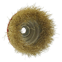 Brosse Rotative M14 100 mm - Acier, Norme Straight Cup - Idéale pour Finitions et Décapage - Beast - Beast