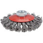 Brosse Couvette Acier M14 100 mm - Acier, Norme M14 - Nettoyage Efficace et Précis - Beast - Beast