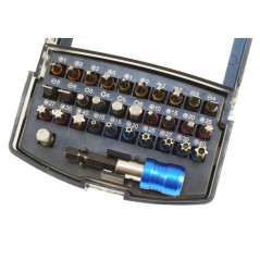 Jeu d'Embouts S2 Steel 30x - 30 Embouts Couleur, 2 Adaptateurs - Pratique et Polyvalent - Beast