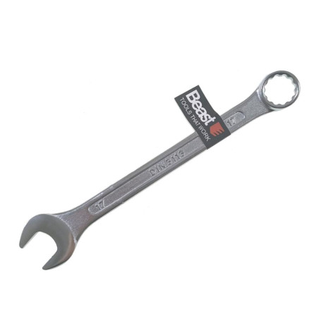 Clé Mixte 17 mm - Outil Pratique et Durable - Idéale pour Réparations - Beast