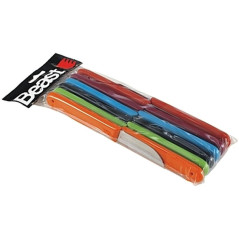 Couteau Color Mix 12x - Utilisation Pratique, Design Coloré - Idéal pour Cuisine - Beast