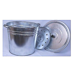 Pot d'Acier Galvanisé 15L - Dual Bottom - Résistant et Durable - Beast - Beast