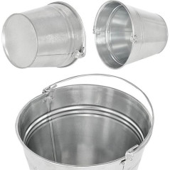 Pot d'Acier Galvanisé 15L - Dual Bottom - Résistant et Durable - Beast - Beast