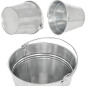 Pot d'Acier Galvanisé 15L - Dual Bottom - Résistant et Durable - Beast - Beast