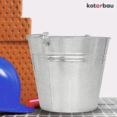 Seau en Métal Zingué 7L - Capacité 7L, Pratique et Durable - Idéal pour le Jardinage - Beast