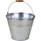 Seau en Métal Zingué 10L - Capacité 10L, Résistant et Durable - Idéal pour le Stockage - Beast