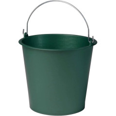Seau en Métal Zingué 10L - Capacité 10L, Résistant et Durable - Idéal pour le Stockage - Beast