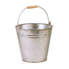Seau en Métal Zingué 10L - Capacité 10L, Résistant et Durable - Idéal pour le Stockage - Beast