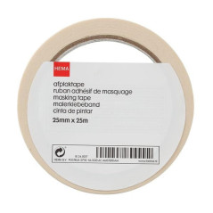 Ruban de Peinture 25mm x 25m - Polyvalent et Précis - Idéal pour Finitions et Protection - Beast