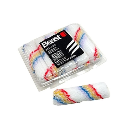 Rouleaux de Peinture 5 x 100 mm - Acrylique, Lot de 5 - Application Facile et Finition Parfaite - Beast - Beast