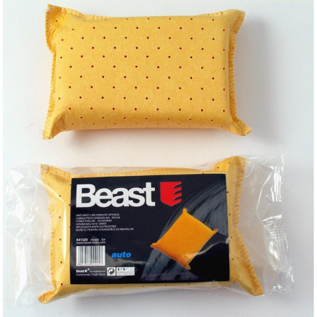 Éponge Anti-Buée Chamois - 23 g - Absorption Efficace - Idéale pour Vitres et Miroirs - Beast