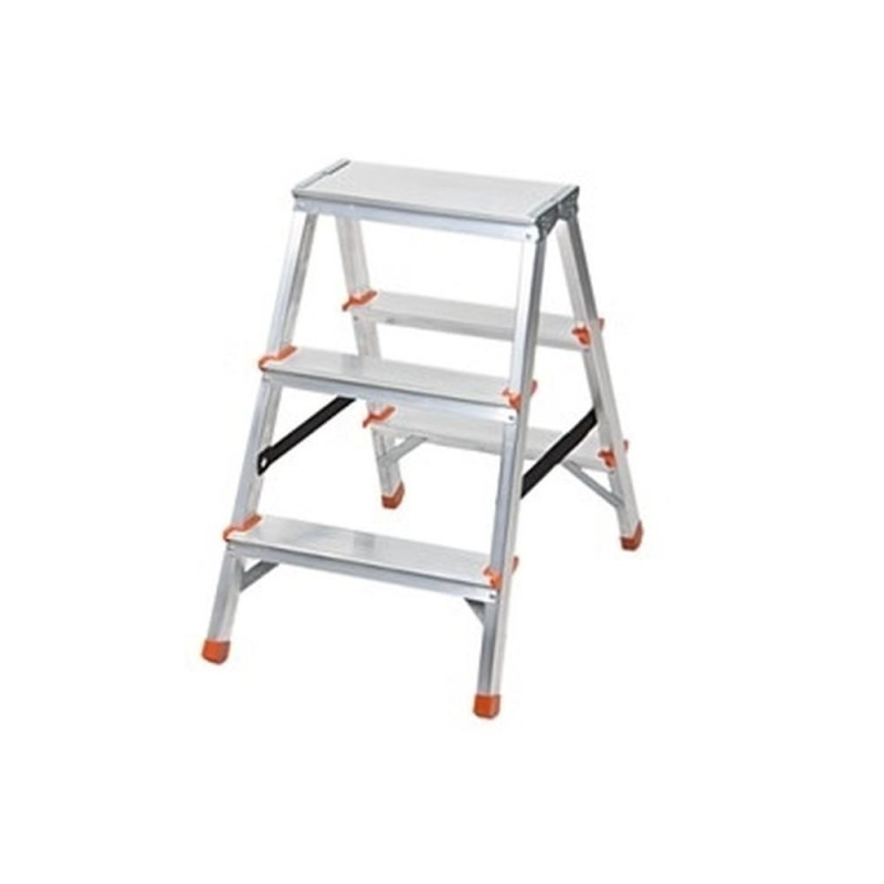 Échelle à Double Face 3 Steps 125kg - Résistante et Pratique - Idéale pour Accès en Hauteur - Beast