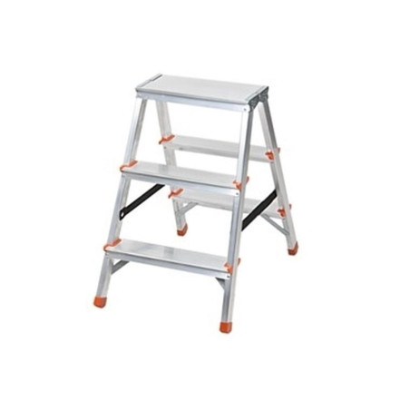 Échelle à Double Face 3 Steps 125kg - Résistante et Pratique - Idéale pour Accès en Hauteur - Beast