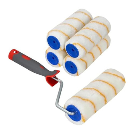 Rouleaux de Peinture 10 pcs 100 mm - Acrylique, Idéaux pour Finitions - Beast - Beast