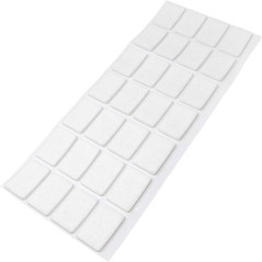 Jeu de Patins Feutre 28x - Blanc - Glisse Silencieuse et Protection des Surfaces - Beast - Beast