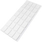 Jeu de Patins Feutre 28x - Blanc - Glisse Silencieuse et Protection des Surfaces - Beast - Beast