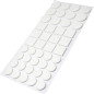 Jeu de Patins Feutre 28x - Blanc - Glisse Silencieuse et Protection des Surfaces - Beast - Beast