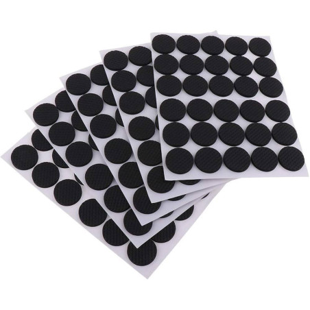 Jeu de Patins Feutre 28x - Noir - Glisse Silencieuse et Protection des Surfaces - Beast - Beast