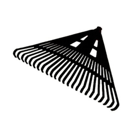 Râteau en PVC Écologique 610 mm - 24 Dents, Ø28 mm - Idéal pour Ramasser les Feuilles - Beast - Beast