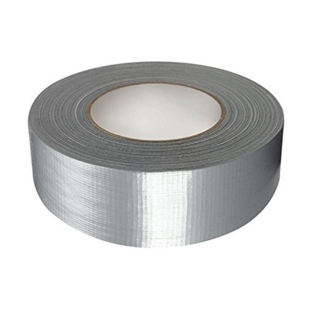 Ruban Adhésif pour Réparation 50mm x 25m - Gaffa Renforcé Argenté - Résistant et Polyvalent - Beast