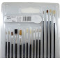 Assortiment de Pinceaux Mix 15 pcs - Idéal pour Peinture et Décoration - Précision et Polyvalence - Beast