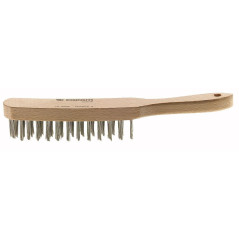 Brosse Manche Bois 280 mm - Utilisation Polyvalente - Pratique et Efficace - Beast