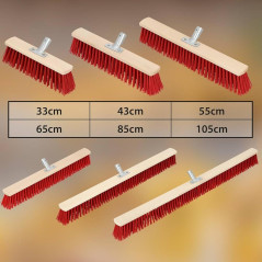 Balai/Brosse pour la Rue 60 cm - Utilisation Extérieure - Nettoyage Efficace et Pratique - Beast - Beast