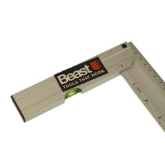 Équerre de Charpentier 350 mm - Aluminium - Précision et Durabilité - Beast - Beast