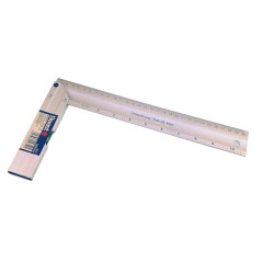 Équerre de Charpentier 300 mm - Aluminium, Précision et Robustesse - Idéale pour les Travaux de Construction - Beast
