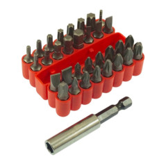 Jeu d'Embouts 33 Bits - CR-V, Magnétiques, Assortiment Complet - Outils Pratiques et Polyvalents - Beast