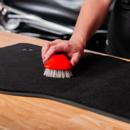 Brosse pour Tapis de Voiture 14x6 cm - Nettoyage Efficace - Pratique et Durable - Beast - Beast