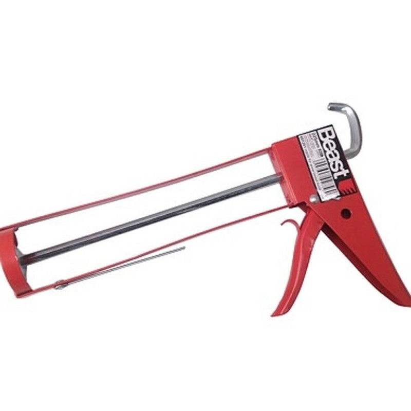 Pistolet à Mastic 225 mm - Heavy Duty, Précision et Ergonomie - Idéal pour Bricolage - Beast