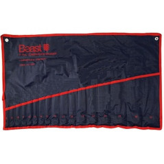Trousse pour Set de Clés 17 Pièces - 6-32 mm, Outils Pratiques - Idéale pour Réparations - Beast