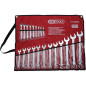 Trousse pour Set de Clés 17 Pièces - 6-32 mm, Outils Pratiques - Idéale pour Réparations - Beast