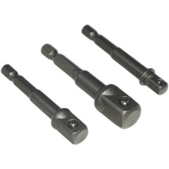 Adaptateur Set 1/2" 3/8" 1/4" Hex Shank 3x - Outils de Précision - Polyvalent et Pratique - Beast