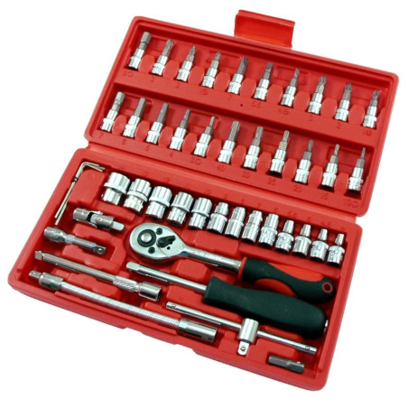 Clés à Douille 1/4'' CV 46X - Zinc Plated - Résistantes et Durables - Beast - Beast