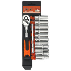 Clés à Douille 1/4'' CV 46X - Zinc Plated - Résistantes et Durables - Beast - Beast