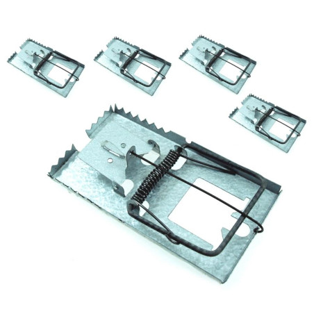 Piège à Rat 17x7 cm - Acier - Efficace et Durable - Efficace et robuste - Beast