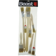 Assortiment de Pinceaux 10 pcs - Idéal pour Peinture et Détails - Précision et Polyvalence - Beast