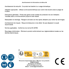 Clé Dynamométrique 1/4" 5-25Nm - Précision et Fiabilité - Idéale pour Réglages Précis - Beast